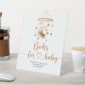 Boho kleuterboeken voor baby reclamebord met voetstuk (Insitu)