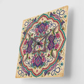Boho Klok met Folk Art Motief (Hoek)