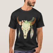 Boho Koe Skull Dreamweaver - T-shirt (Voorkant)