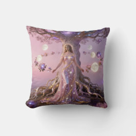 Boho Kosmische Bloei Blauwe Kussens | Serene