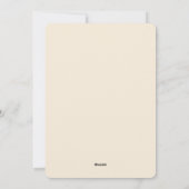 Boho Krans met Bow Foto Kerstmis Feestdagenkaart (Achterkant)