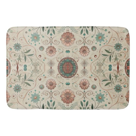 Boho Kruiden Badmat (Voorkant)