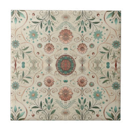 Boho Kruiden Klein Patroon Tegeltje