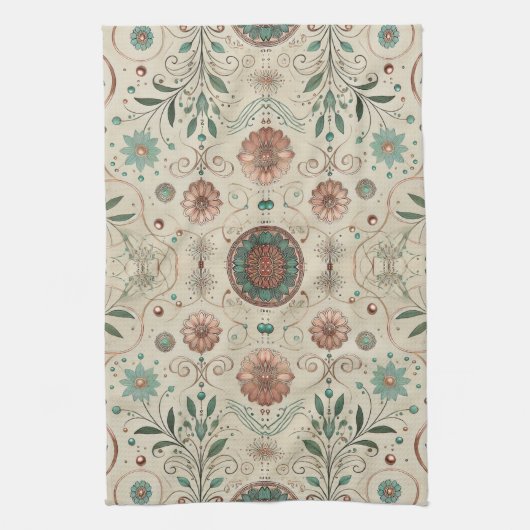 Boho Kruiden Theedoek (Verticaal)