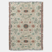 Boho Kruidenpatroon  Deken (Voorkant Verticaal)