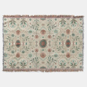 Boho Kruidenpatroon  Deken (Voorkant)