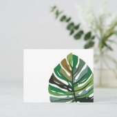 Boho kunstblad briefkaart (Staand voorkant)