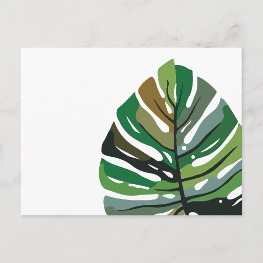 Boho kunstblad briefkaart (Voorkant)