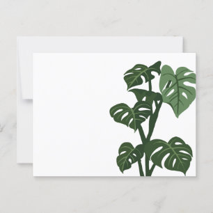 Boho kunstblad briefkaart