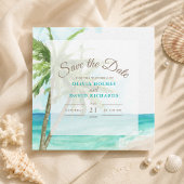 Boho Kust Bruiloft Save the Date