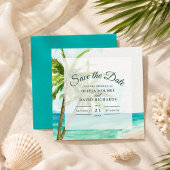 Boho Kust Bruiloft Save the Date