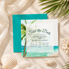Boho Kust Bruiloft Save the Date
