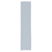 Boho Kust Pijl Streep Geometrisch Stof Blauw Korte Tafelloper (Voorkant)