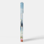 Boho Kustkliffen Wilde Bloemen Strand Kunst Case-Mate iPhone Case (Achterkant / Rechts)