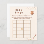 Boho kwekerij Baby bingo. (Voorkant / Achterkant)