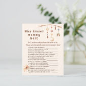 Boho-kwekerij die het beste spel voor mama kent. (Staand voorkant)