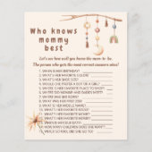 Boho-kwekerij die het beste spel voor mama kent. (Voorkant)