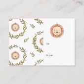 Boho kwekerij | Geen wrap display douche invoegen Informatiekaartje (Achterkant)