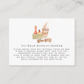 Boho kwekerij | Geen wrap display douche invoegen Informatiekaartje (Voorkant)