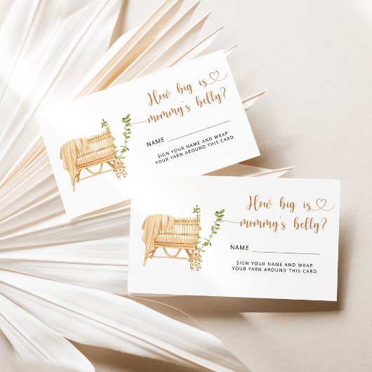 Boho kwekerij hoe groot mama's buikomheining is informatiekaartje