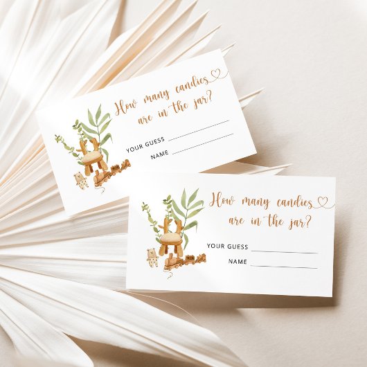 Boho kwekerij hoeveel snoepjes omsloten kaart