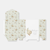 Boho kwekerij  meisje outfit dank u bedankdoosjes (Uitgevouwen)