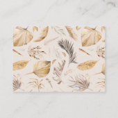 Boho kwekerij Modern Baby shower Dierlijke cracker Informatiekaartje (Achterkant)