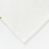 Boho laat gepersonaliseerde Baby mijlpaal foto Fleece Deken (Hoek)