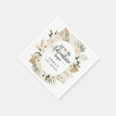 Boho laat het avontuur beginnen Baby shower Servet (Hoek)