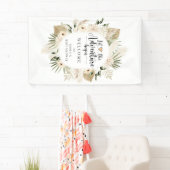 Boho laat het avontuur beginnen Baby shower Spandoek (Insitu)