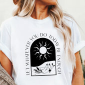 Boho laat vandaag genoeg zon en hand zijn Tri-Blend shirt