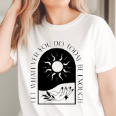 Boho laat vandaag genoeg zon en hand zijn Tri-Blend shirt