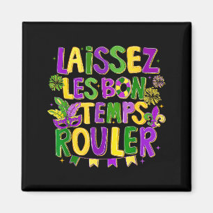 Boho Laissez Les Bon Temps Rouler Mardi Gras 2026 Magneet