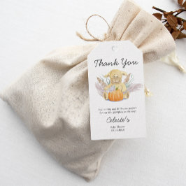 Boho Lammetje Pompoen Baby Shower Bedankt Cadeaulabel
