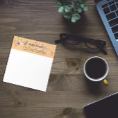 Boho Land wilde bloem waterverf geel Notitieblok