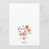 Boho Landelijke Kaart met Enveloppe (Achterkant)