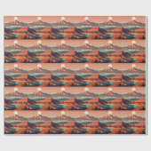 Boho landschap cadeaupapier (Vlak)