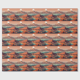 Boho landschap cadeaupapier