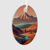 Boho landschap ornament (voorkant)