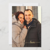 Boho Lantern Gold Fall Wedding Invitation Kaart (Achterkant)