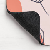 Boho Leaf Abstract Line Art, gepersonaliseerd Muismat (Hoek)