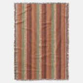 Boho Leaf Patroon Rustieke Home Decor Deken (Voorkant Verticaal)