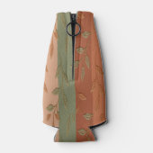 Boho Leaf Patroon Rustieke Home Decor Flesjeskoeler (Achterkant)
