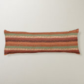 Boho Leaf Patroon Rustieke Home Decor Lichaamskussen (Achterkant)