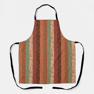 Boho Leaf Patroon Rustieke Home Decor Schort