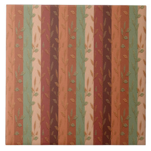 Boho Leaf Patroon Rustieke Home Decor Tegeltje