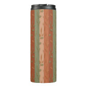 Boho Leaf Patroon Rustieke Home Decor Thermosbeker (Achterkant)