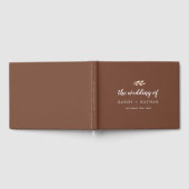 Boho Leaf Trouwgastenboek Gastenboek (Volledig)