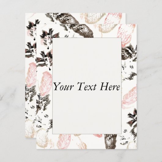 Boho Leaves and Feathers-programma's (Voorkant / Achterkant)