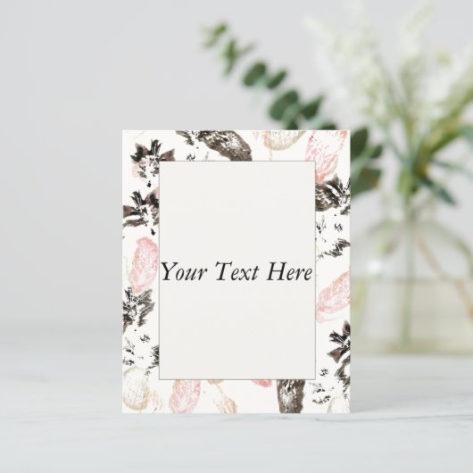 Boho Leaves and Feathers-programma's (Staand voorkant)